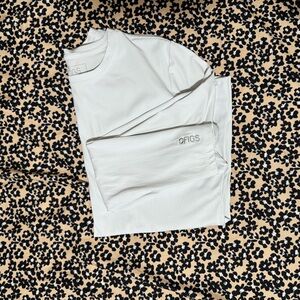 FIGS White Ribbed Underscrub